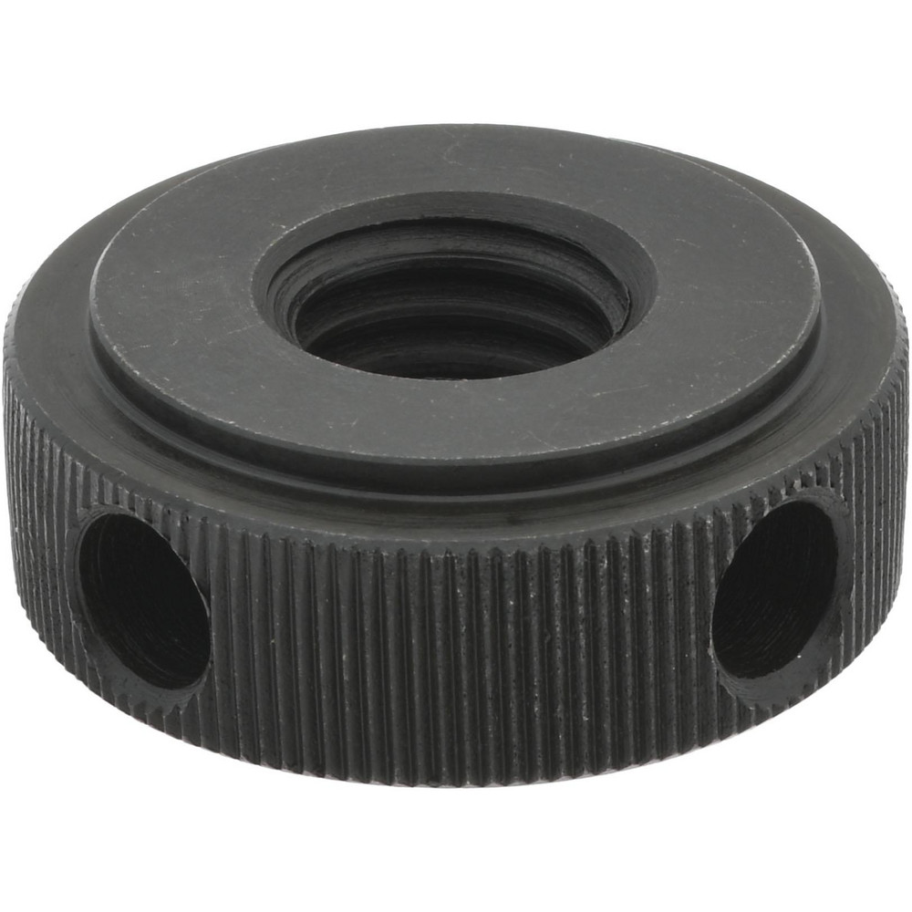 Gibraltar 1/213" UNC Thread, Black Oxide Finish, Steel Round Knurled