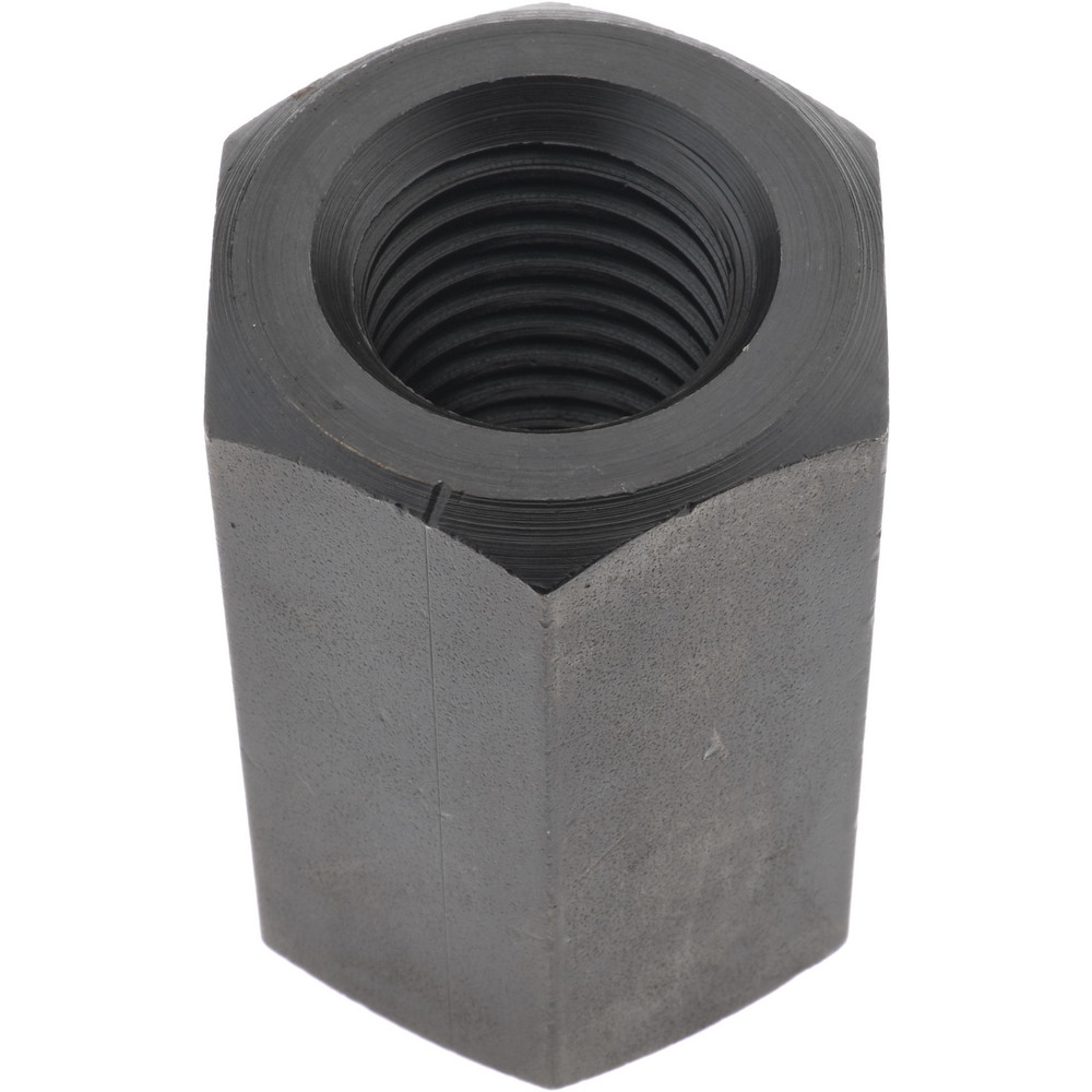 1-8 UNC, 2-1/2" OAL Steel Standard Coupling Nut