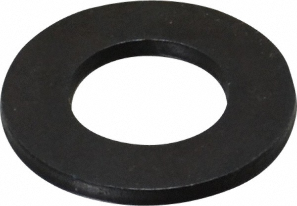 Black Oxide Case Hardened Steel Thick Flat Washers - 5/8 X 1-3/8 Inch, 10 Pack