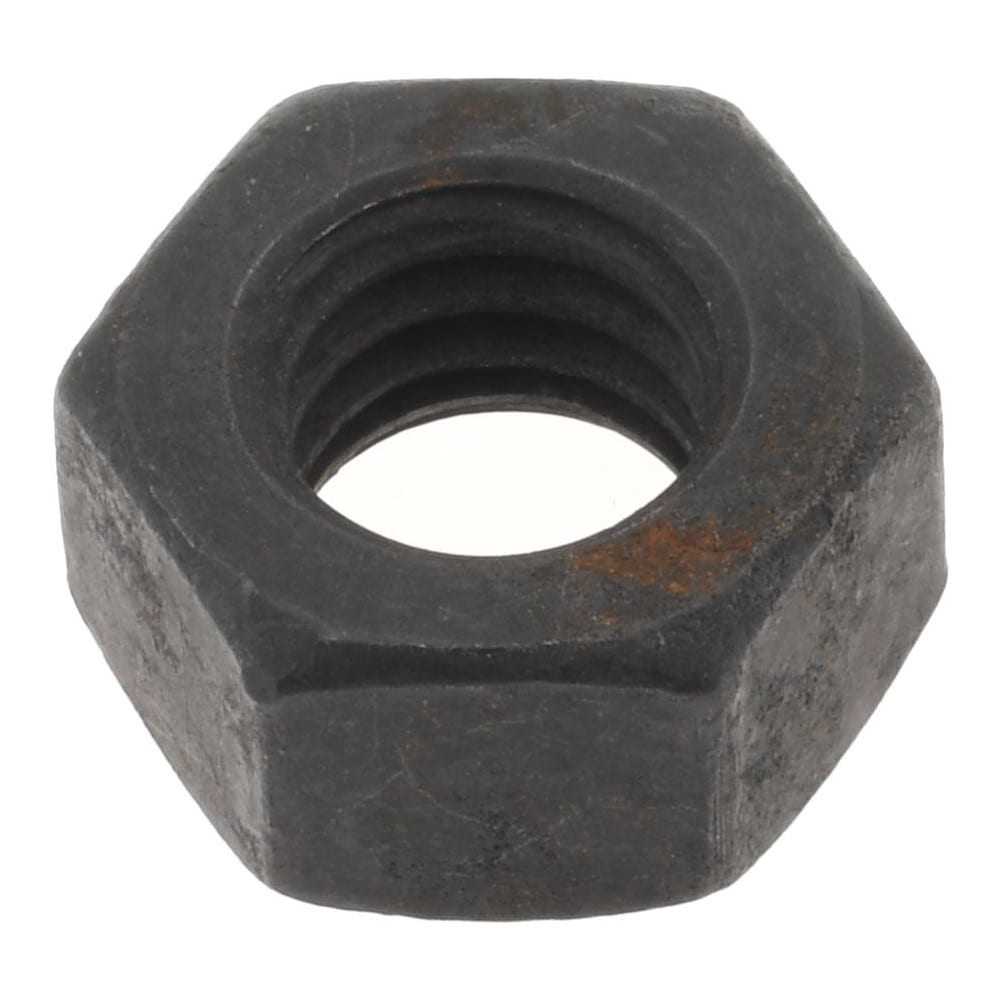 Hex Nut: 5/16-18, Grade 2 Steel, Black Oxide Finish