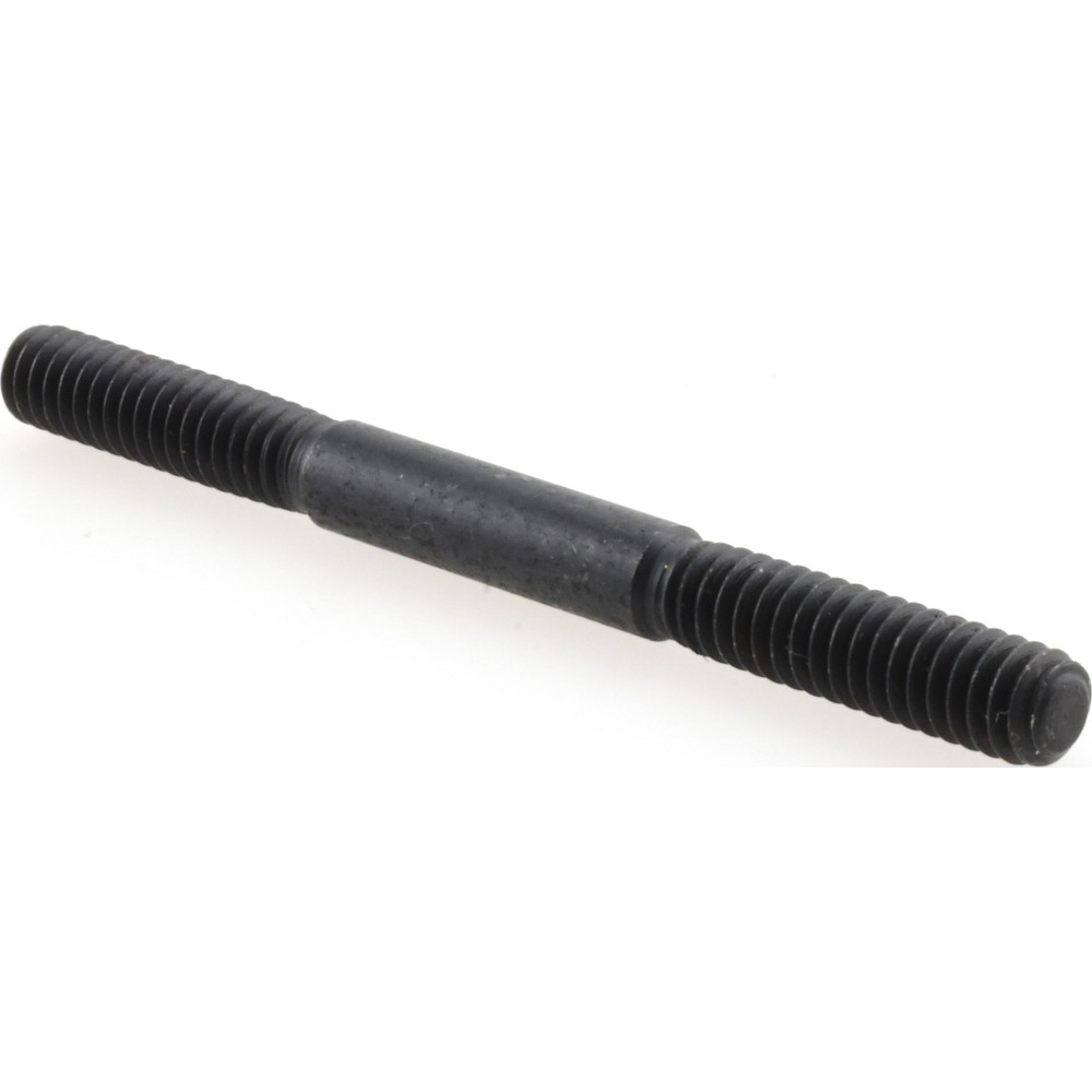 Equal Double Threaded Stud: 1/4-20 Thread, 3" OAL