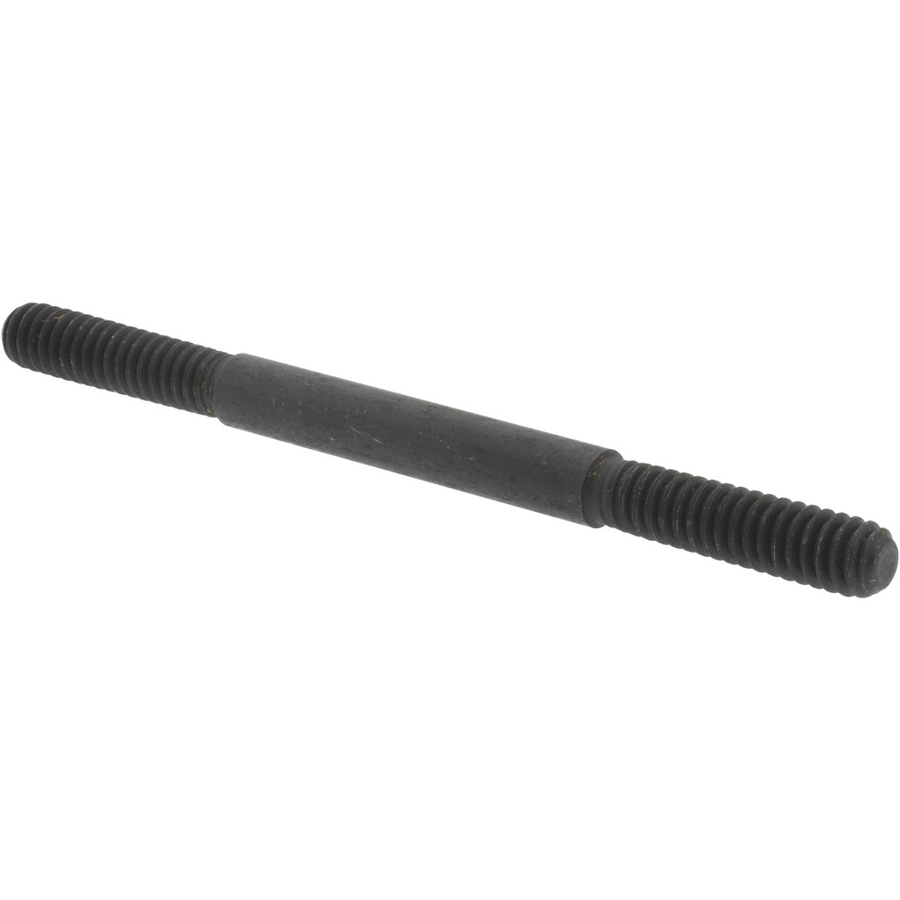 Equal Double Threaded Stud: 1/4-20 Thread, 3-1/2" OAL