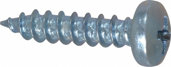 Sheet Metal Screw: #8, Pan Head, Phillips