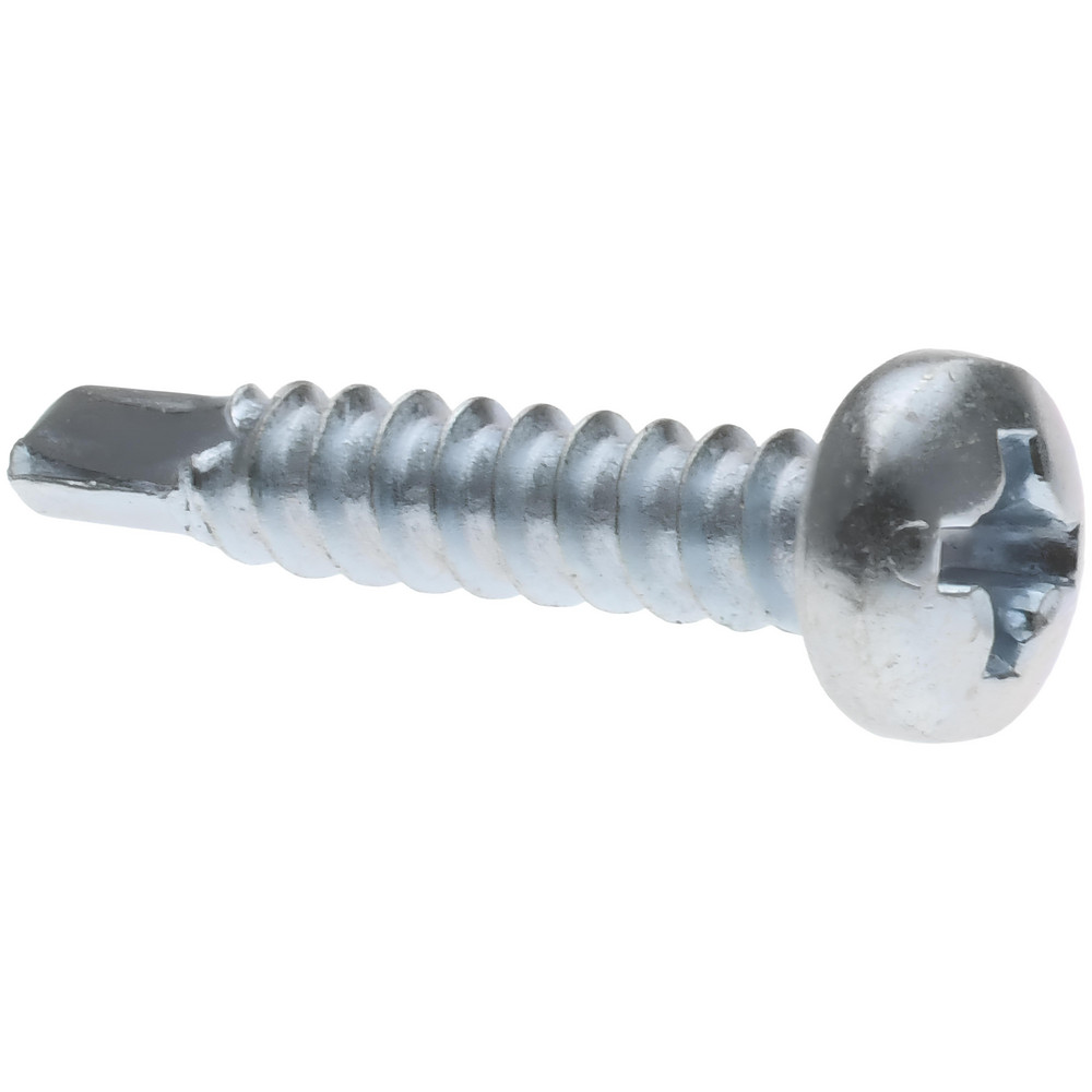 #6, Pan Head, Phillips Drive, 3/4" Length Under Head, #2 Point, Self Drilling Screw