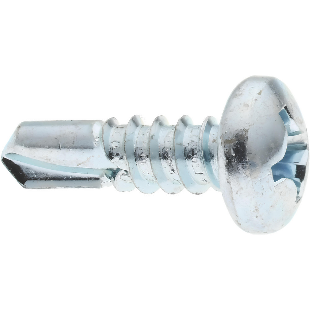 #12, Pan Head, Phillips Drive, 3/4" Length Under Head, #3 Point, Self Drilling Screw
