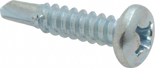 Value Collection 1216KPP #12, Pan Head, Phillips Drive, 1" Length Under Head, #3 Point, Self Drilling Screw Image