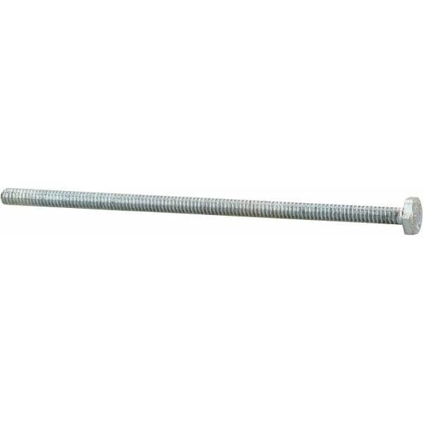 Value Collection R52001084 Hex Head Cap Screw: 1/4-20 x 5-1/2", Grade 2 Steel, Zinc-Plated Image