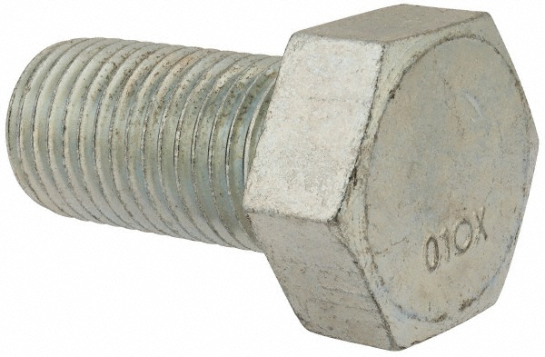Value Collection 15048CH2 Hex Head Cap Screw: 1-1/2 - 6 x 3", Grade 2 Steel, Zinc-Plated Image