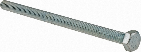 Value Collection R52001341 Hex Head Cap Screw: 5/16-18 x 5", Grade 2 Steel, Zinc-Plated Image