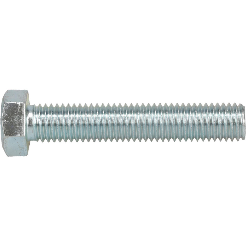 Value Collection Hex Head Cap Screw: 5/8-11, 3-1/2" Length Under Head, Grade 2 Steel, Zinc Finish - Fully Threaded, 15/16" Hex, ASME B18.2.1, ASTM