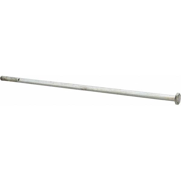 Value Collection 14136CH2 Hex Head Cap Screw: 1/4-20 x 8-1/2", Grade 2 Steel, Zinc-Plated Image