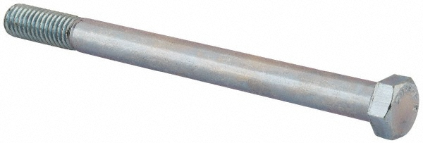 Value Collection 4388CH2 Hex Head Cap Screw: 7/16-14 x 5-1/2", Grade 2 Steel, Zinc-Plated Image