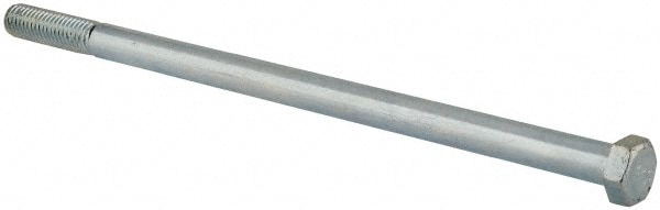 Value Collection R52001347 Hex Head Cap Screw: 1/2-13 x 10", Grade 2 Steel, Zinc-Plated Image