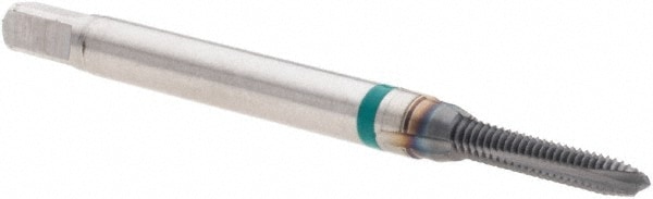 Guhring 9039460021840 Spiral Point Tap: #2-56, UNC, 3 Flutes, Plug, 2B, Cobalt, TiCN Finish Image