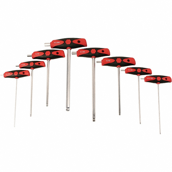 Wiha 1 Piece, Ergo Dual Component Ball End & THandle Driver Hex Key