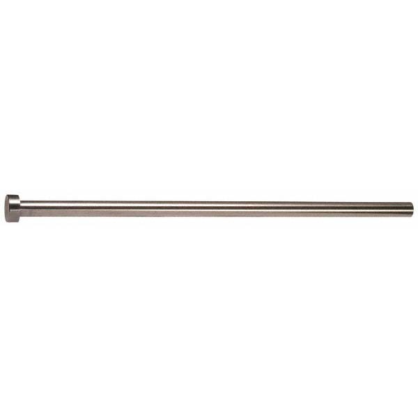 Straight Ejector Pin: 5.2 mm Pin Dia, 250 mm OAL, Steel