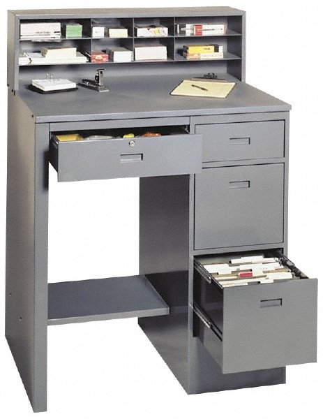 Gray Desk Mscdirect Com