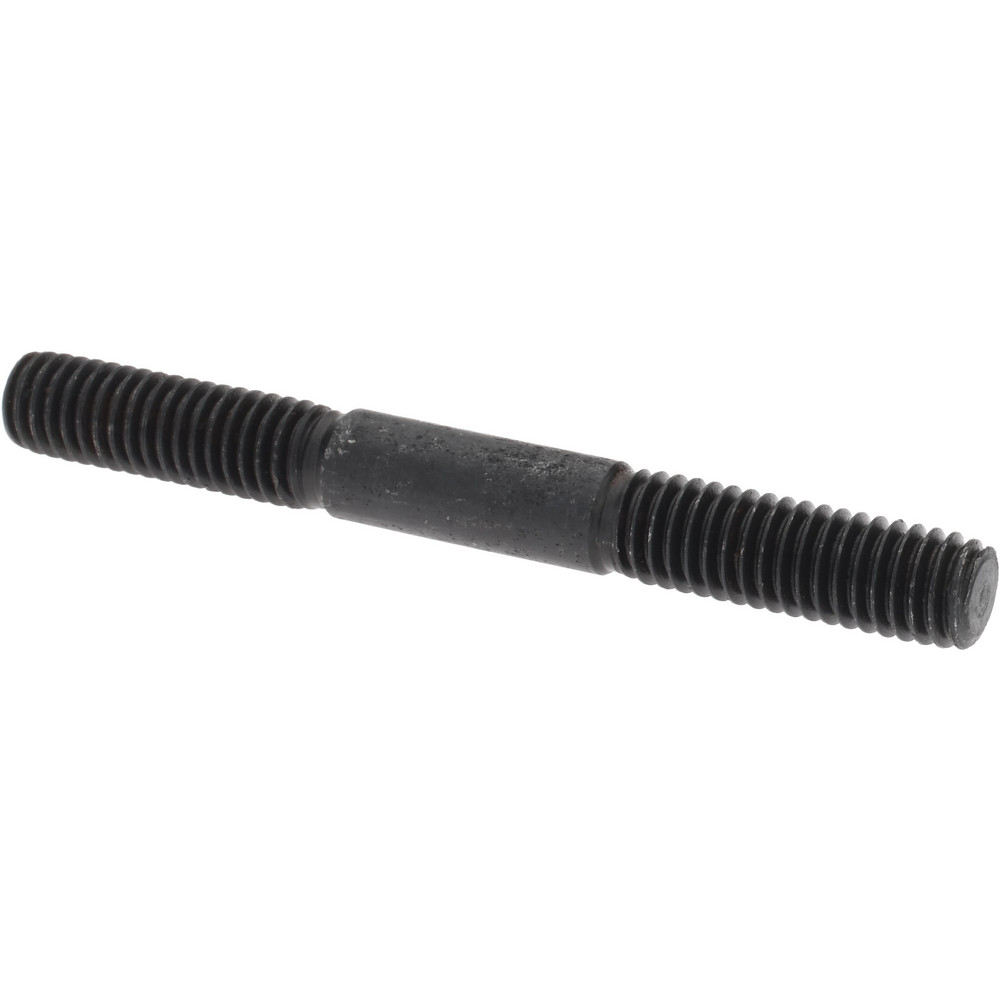 Equal Double Threaded Stud: 3/8-16 Thread, 3-1/2" OAL