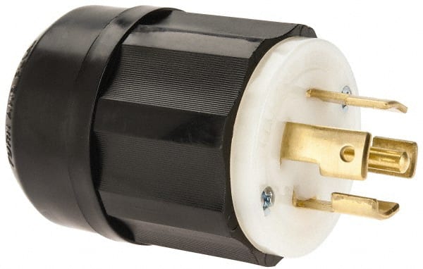 Leviton - 277/480 VAC 30A NEMA L22-30P Industrial Twist Lock Plug