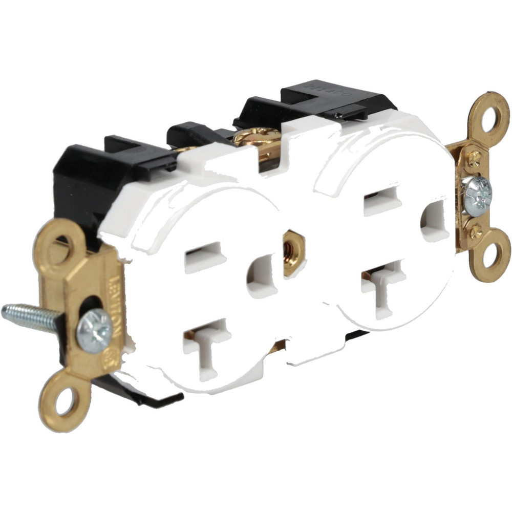 Leviton 5362-W Duplex Receptacle, image size:1000x1000