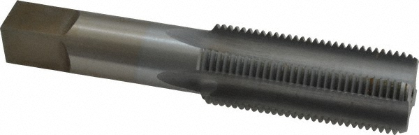 Made in USA | Regal Cutting Tools Straight Flute Tap: 1-12 UNF, 4 Flute, Bottoming Chamfer, 3B Class of Fit, High-Speed Steel, Chrome Finish - 2-1/2"