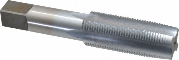 Made in USA | Regal Cutting Tools Straight Flute Tap: 1-14 UNS, 4 Flute, Taper Chamfer, 3B Class of Fit, High-Speed Steel, Chrome Finish - 2-1/2"