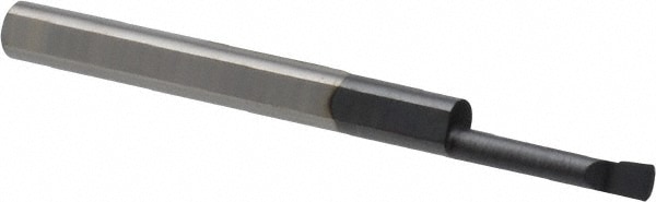 Scientific Cutting Tools B080400A Boring Bar: 0.08" Min Bore, 0.4" Max Depth, Right Hand Cut, Submicron Solid Carbide Image