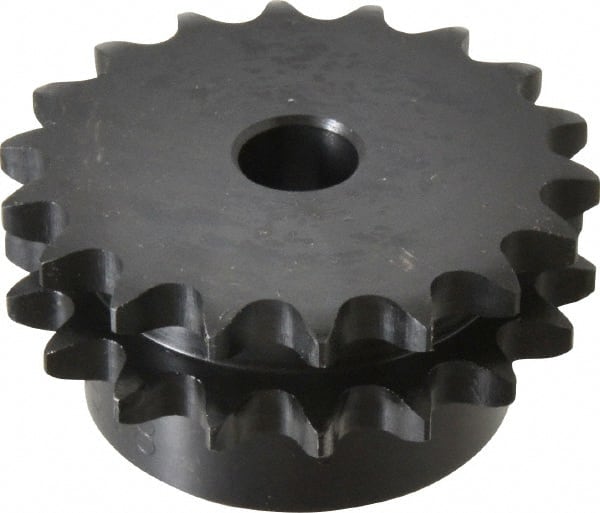 40B18 SPROCKET  #40 CHAIN 18 TOOTH 1 1/8" BORE WITH KEY WAY ONLY 3 LEFT !! 