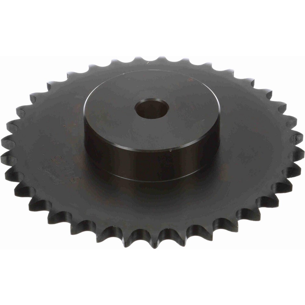 Browning 50B35 Min Plain Bore Sprocket: 35 Teeth, 5/8" Pitch, 2-3/8" Bore Dia, 3.25" Hub Dia 