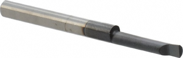 Scientific Cutting Tools B100500A Boring Bar: 0.1" Min Bore, 1/2" Max Depth, Right Hand Cut, Submicron Solid Carbide Image