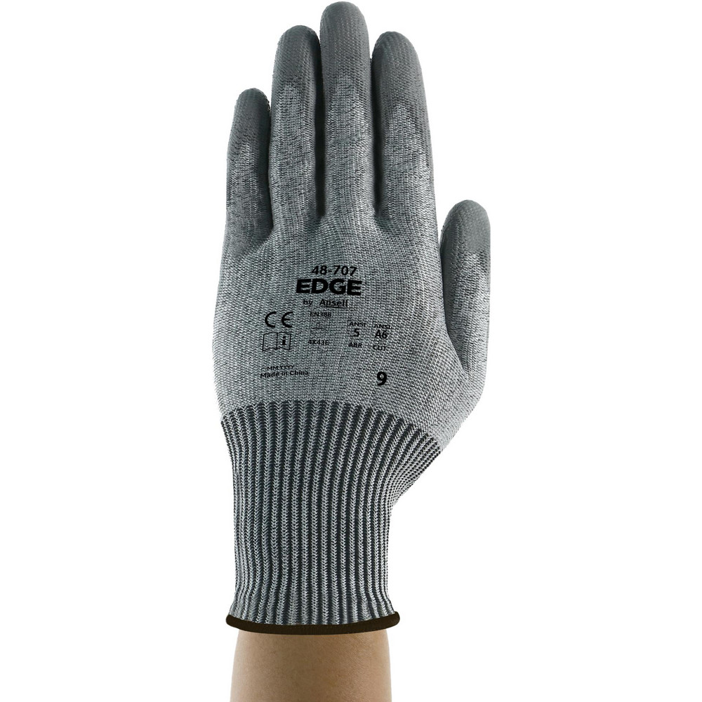 Cut & Puncture Resistant Gloves; Coating Material: Polyurethane ; Coating Coverage: Palm & Fingertips ; Glove Type: Cut-Resistant ; ANSI/ISEA Cut Resistance Level: A6 ; Primary Material: Polyester; Fiberglass; Spandex; Nylon; HPPE; Polyurethane