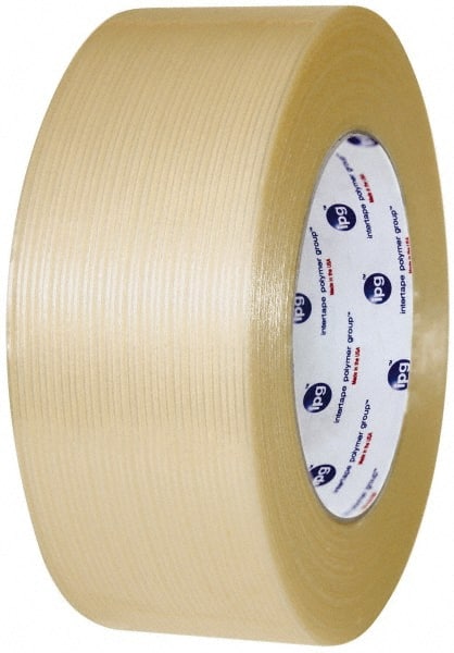Intertape RG16..38 Packing Tape: 3" Wide, Clear, Rubber Adhesive 