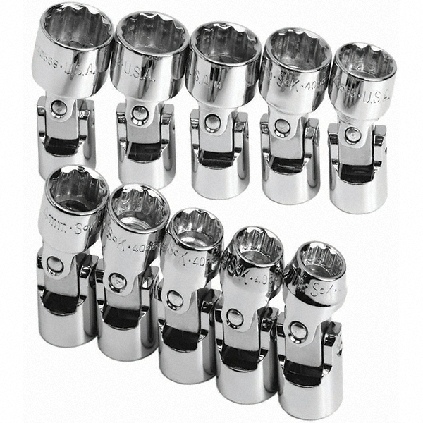 SK 3/8" Drive Standard Socket Set 74415605 MSC Industrial Supply