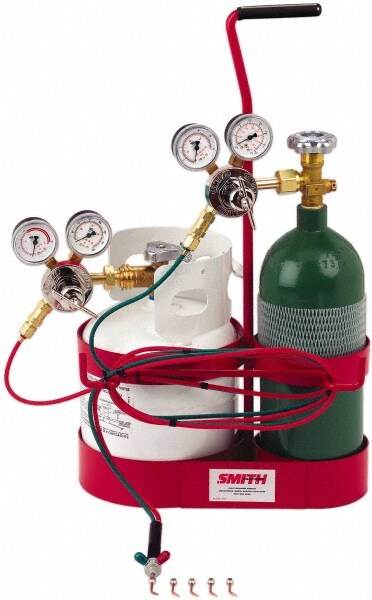 Miller-Smith - 13 Piece, Tip Number 3-7, Oxygen Propane Torch Kit