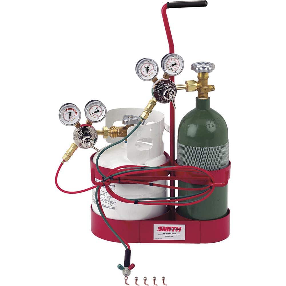 SAVE BIG Vs Acetylene propane Cuts 4" Oxygen Gasoline Cutting Torch kit MANUAL 