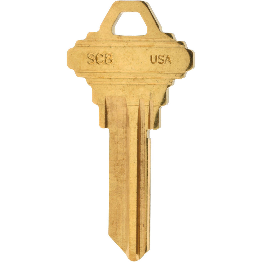Schlage Brass Key Blank - Brass
