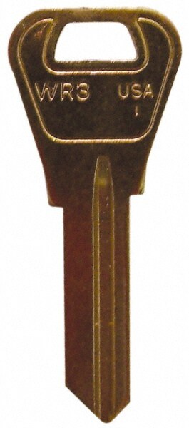 Weiser Brass Key Blank