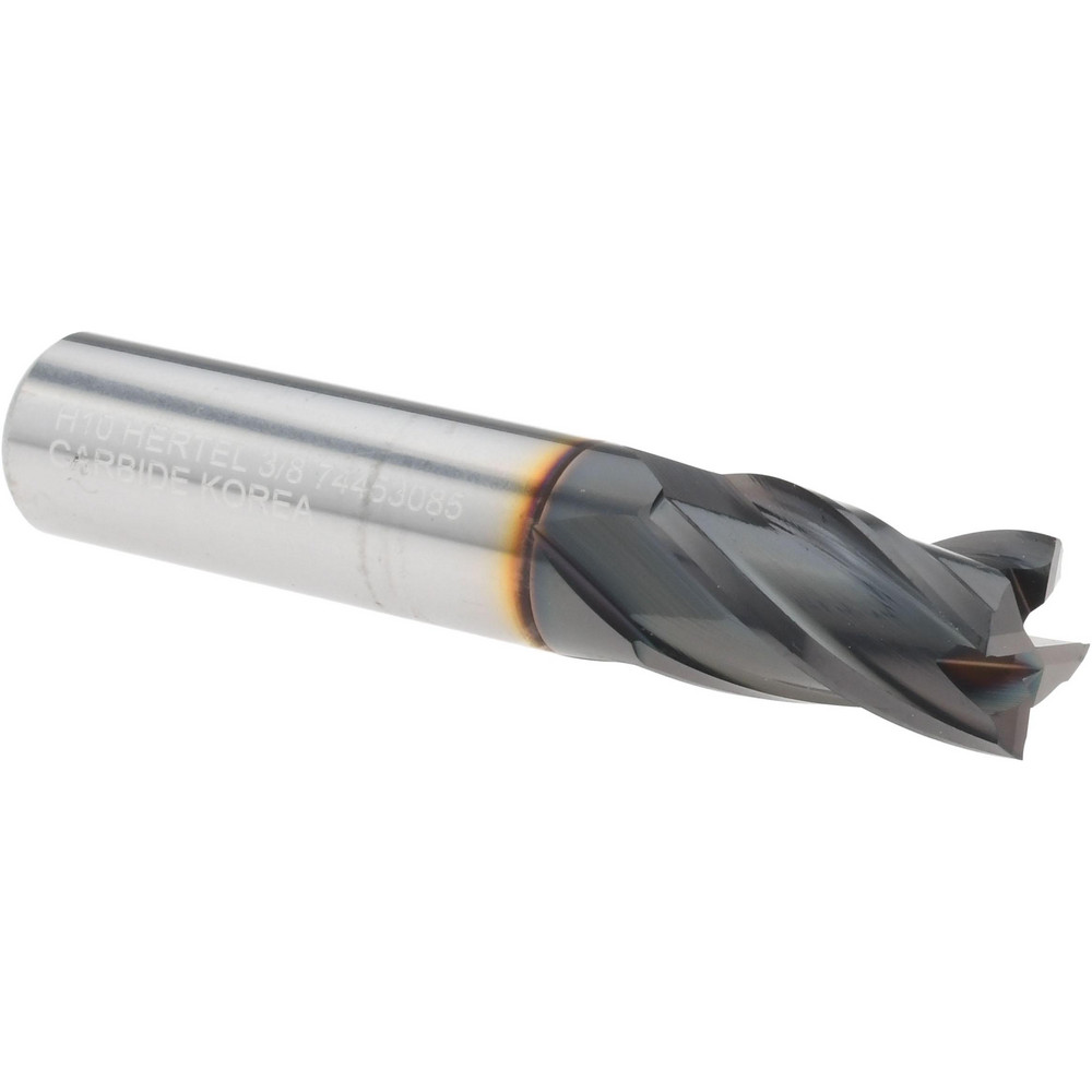 Hertel - Square End Mill: 3/8 
