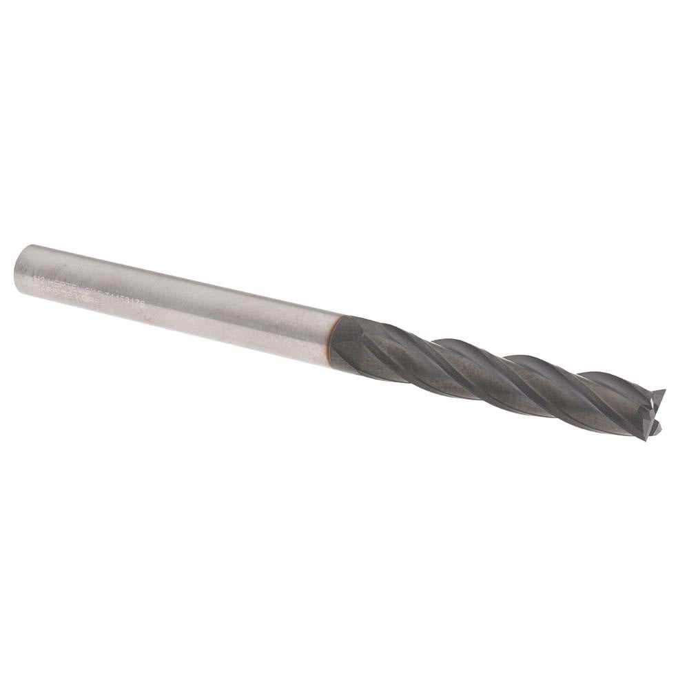 Hertel 750576 Square End Mill: 5/16" Dia, 1-5/8" LOC, 4 Flutes, Solid Carbide Image