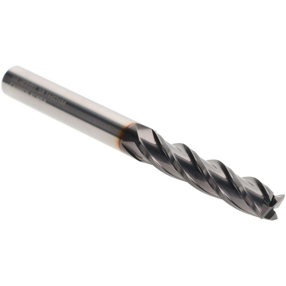 Hertel 750435 Square End Mill: 3/8" Dia, 4 Flutes, 1-3/4" LOC, Solid Carbide, 30 &deg; Helix Image