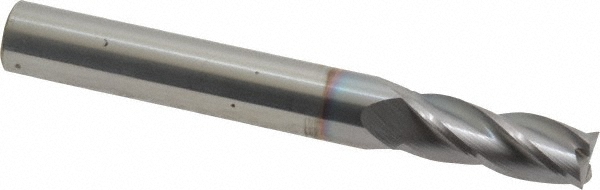 Hertel 750656 Square End Mill: 9/32 Dia, 3/4 LOC, 5/16 Shank Dia, 2-1/2 OAL, 4 Flutes, Solid Carbide Image