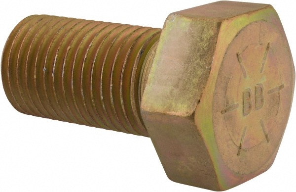 Made in North America 15048CH8L Hex Head Cap Screw: 1-1/2 - 6 x 3", Grade 8 Steel, Zinc Yellow Dichromate Finish 