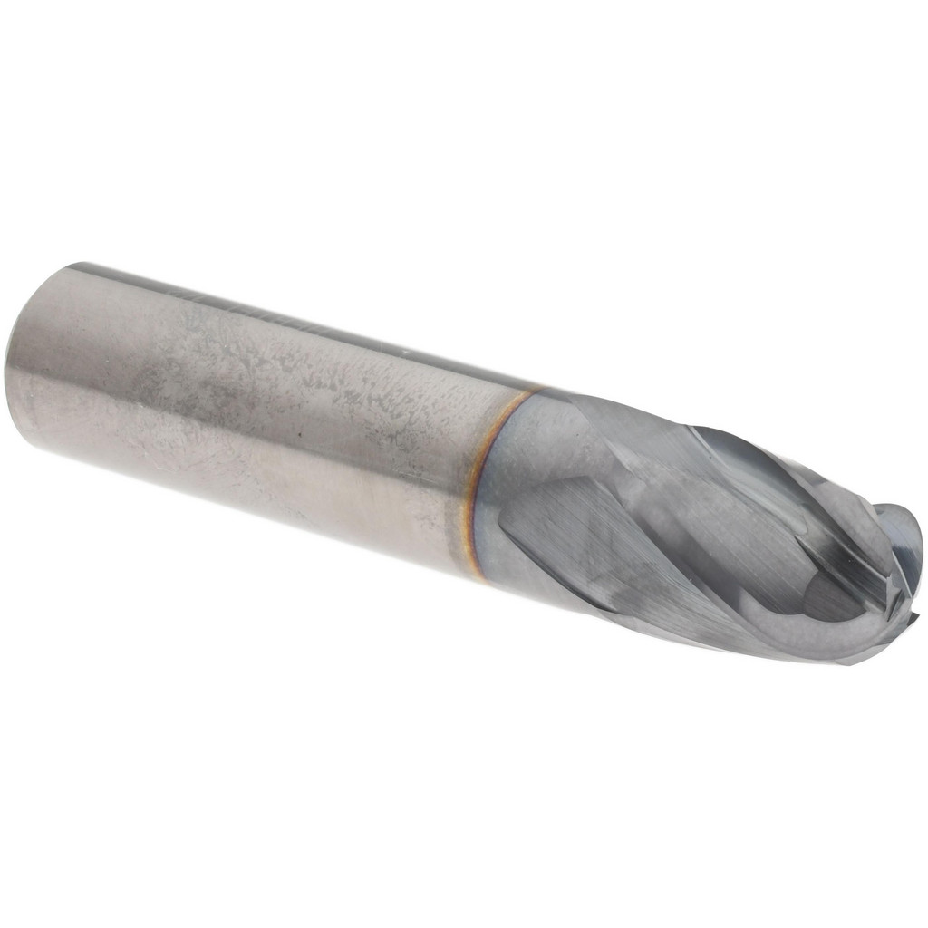 Hertel EG99924533 Ball End Mill: 0.5" Dia, 0.625" LOC, 4 Flute, Solid Carbide Image