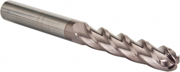 Hertel B-431 Ball End Mill: 0.2656" Dia, 0.75" LOC, 4 Flute, Solid Carbide Image