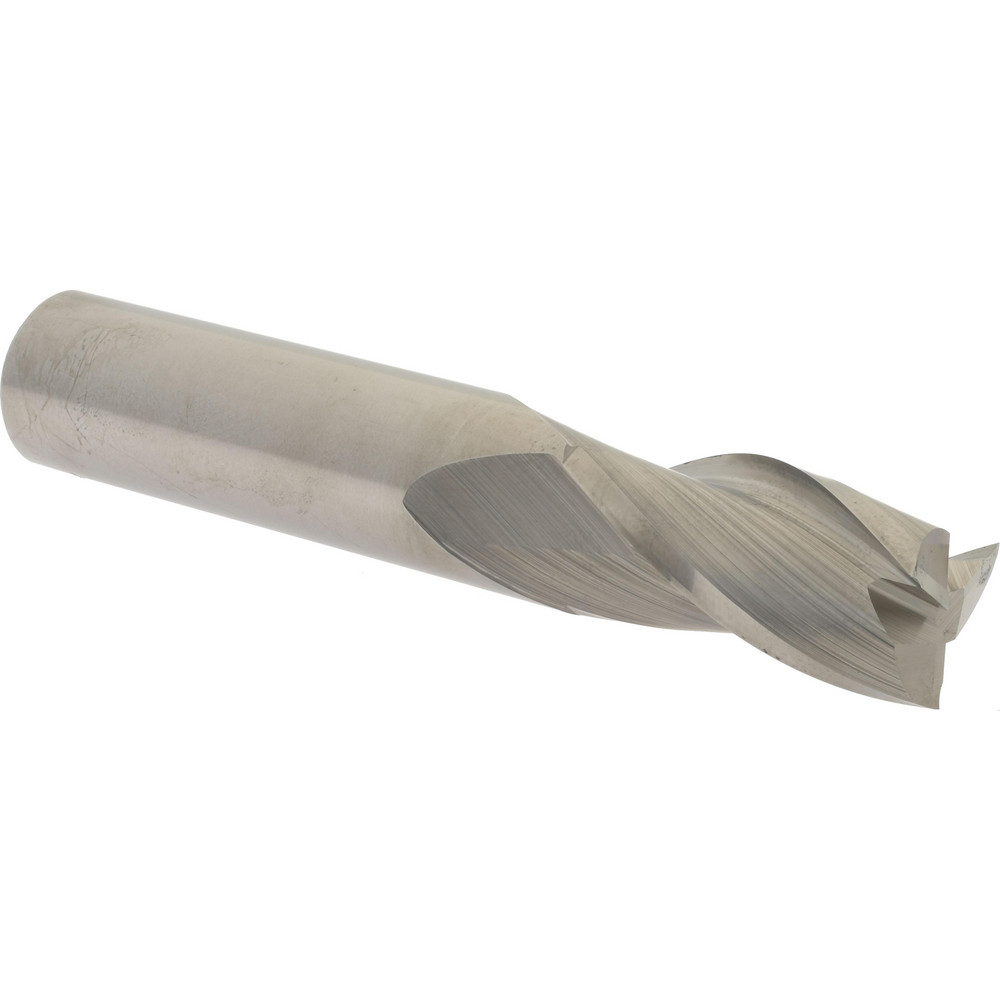 Hertel 750013 Square End Mill: 5/8 Dia, 1-1/4 LOC, 5/8 Shank Dia, 3-1/2 OAL, 3 Flutes, Solid Carbide Image