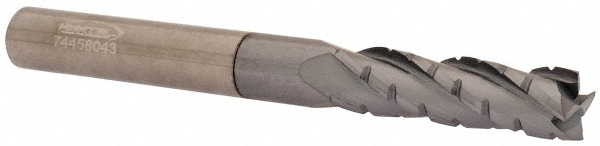 Hertel C430L3125-C4 Square End Mill: 5/16 Dia, 1-1/8 LOC, 5/16 Shank Dia, 3 OAL, 4 Flutes, Solid Carbide Image