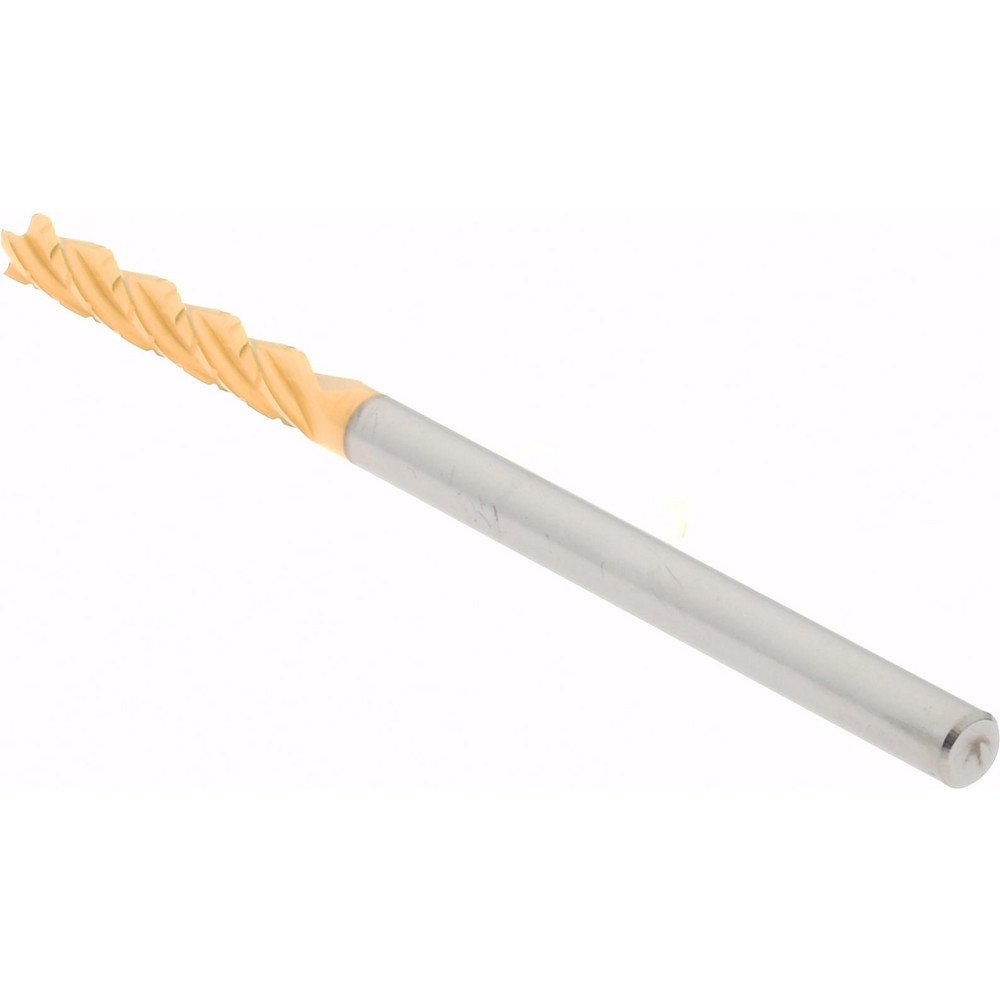 Hertel Roughing End Mill 1/8" Dia, 4 Flutes, Single End, Chipbreaker