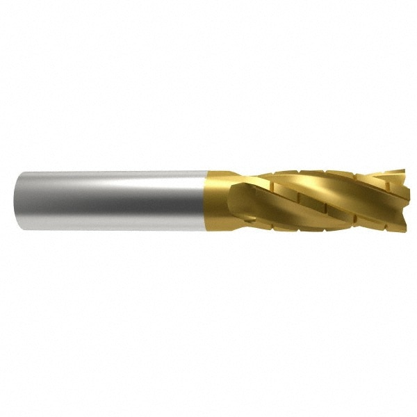 Hertel C430-5000-C1 Square End Mill: 1/2 Dia, 1 LOC, 1/2 Shank Dia, 3 OAL, 4 Flutes, Solid Carbide Image