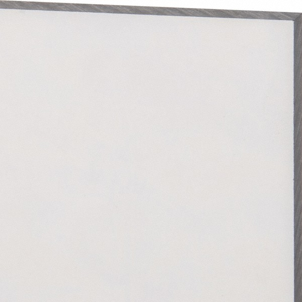Made in USA 5520091 Plastic Sheet: Polycarbonate, 3/8" Thick, 12" Long, Clear Image