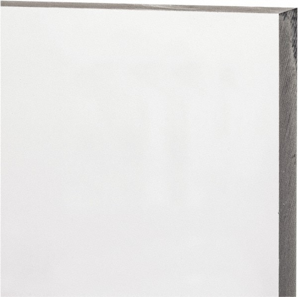 Made in USA 5520104 Plastic Sheet: Polycarbonate, 1/2" Thick, 24" Long, Clear Image